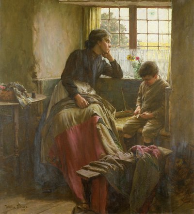 Tedere gratie van een dag die voorbij is door Walter Langley
